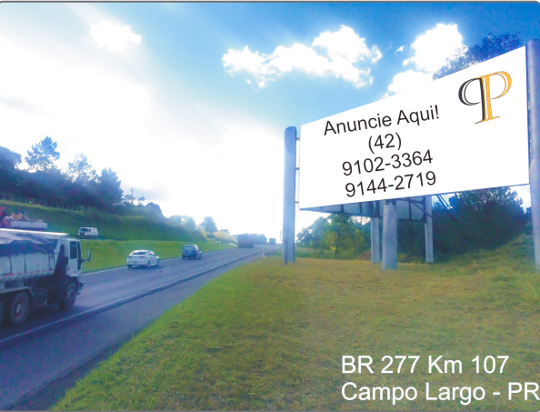 Painel BR 277 - KM 107