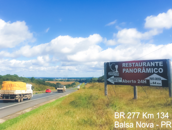 Painel BR 277 - KM 134